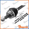 Demi-Arbre de Transmission MTM arrière gauche pour AUDI | NPW-AU-087, 1J0501203B